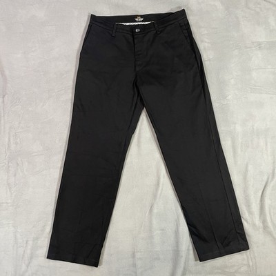 Lee Total Freedom Men s Relaxed Fit Size 33x32 Black Casual Stretch Pants