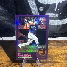 2022 Topps Heritage - Cal Raleigh #367 Chrome Purple Refractor (RC)
