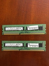 Lot of 2  HP 8 GB DDR3-1600 PC3-12800E ECC UDIMM RAM   Tested Working