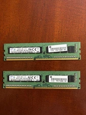 Lot of 2 × HP 8 GB DDR3-1600 PC3-12800E ECC UDIMM RAM – Tested Working