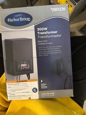 Harbor Breeze 300W Transformer for low-voltage landscape lighting systems