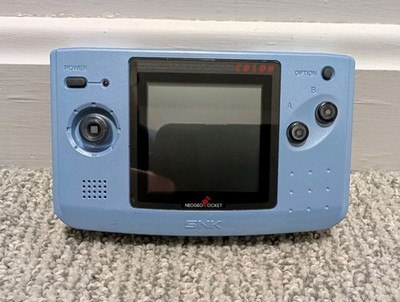 Neo Geo Pocket Color Console Platinum Blue Video Game SNK Tested