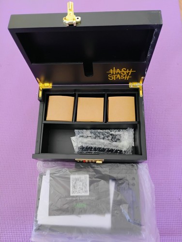hash stash scatola completa di serratura