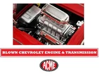 New Acme 1:18 Scale Blown Chevrolet Engine & Transmission A1800935E