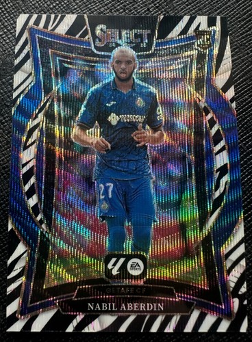 Nabil Aberdin 2024-25 Panini Select La Liga Terrace Zebra Prizm SSP RC #43