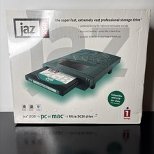 Iomega Jaz Drive 2GB in Original Packaging - Vintage Collectible - New  Sealed
