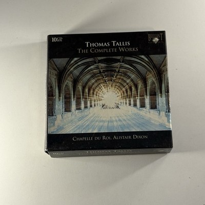 Thomas Tallis The Complete Works 10 CD Box Set Brilliant Classics GOOD