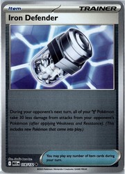 Iron Defender 118/132 Mega Evolution Reverse Holo Uncommon Trainer