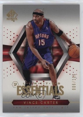 2004-05 SP Authentic SP Essentials Limited 6/100 Vince Carter #128 HOF 0tw4