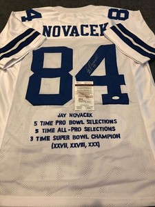 jay novacek signed jersey