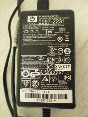HP 0957-2231 Adattatore Di Alimentazione CA 32 V-375 MA 16 V