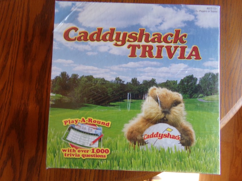 CADDYSHACK MOVIE TRIVIA" PLAY A ROUND" WITH 1000 QUESTIONS New in Box Ages 13+