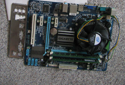 Gigabyte GA-G41MT-S2 , Intel Pentium E5200 , 8 GB DDR3 ,  Kühler Lüfter Blende