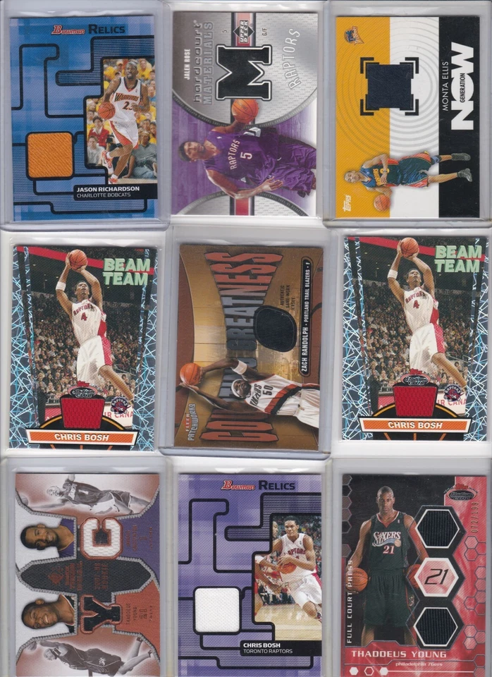 JASON TERRY 05-06 UPPER DECK-UD MATERIALS GAME USED WARM UP CARD-GRAB IT NOW! - Image 3 of 4