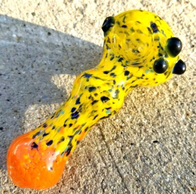 4''-5'' Thick And Heavy Color Burst Tobacco Glass Hand Pipe Glass Pipes Glass Pipe
