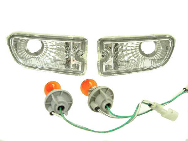 DEPO Chrome Clear Corner+Bumper+Side Marker Lights For 1999-2001 Subaru Impreza Foto 3 de 4