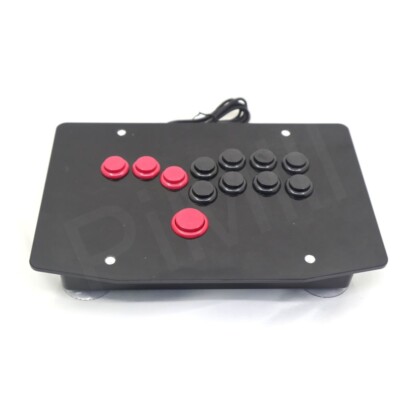 RAC-J503B All Buttons Leverle Arcade USB Wired Fight Stick Controller PC