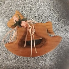 Vintage Handcrafted Wooden Rocking Horse Home Decor