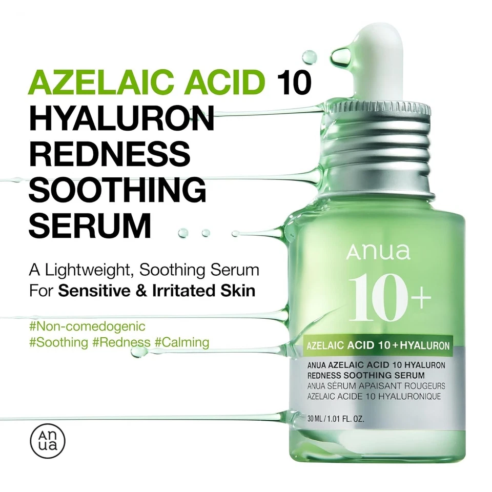 Redness Soothing Serum with 10% Azelaic Acid & 3 Types of Hyaluronic Acid - Image 4 of 4