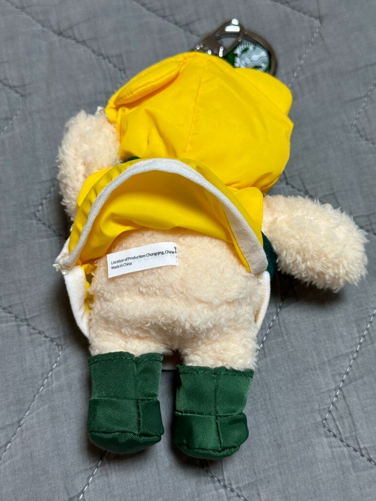 【韓国スタバ】Rainy MD★Rainy Bearista Keychain [Yellow] 韓国スタバ】Rainy MD☆Rainy Bearista Keychain [Yellow