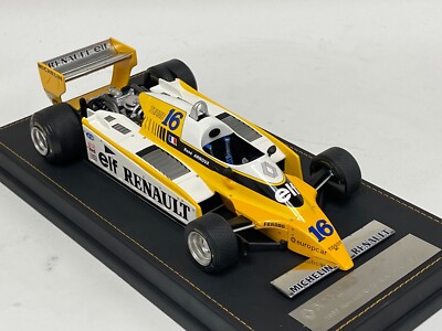 1/18 AB Models Renault RE20 F1 from 1980 R.Arnoux Leather Base 30