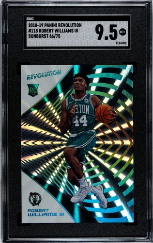 2018-19 Panini Revolution #118 Robert Williams III Rookie #/75 Sunburst SGC 9.5