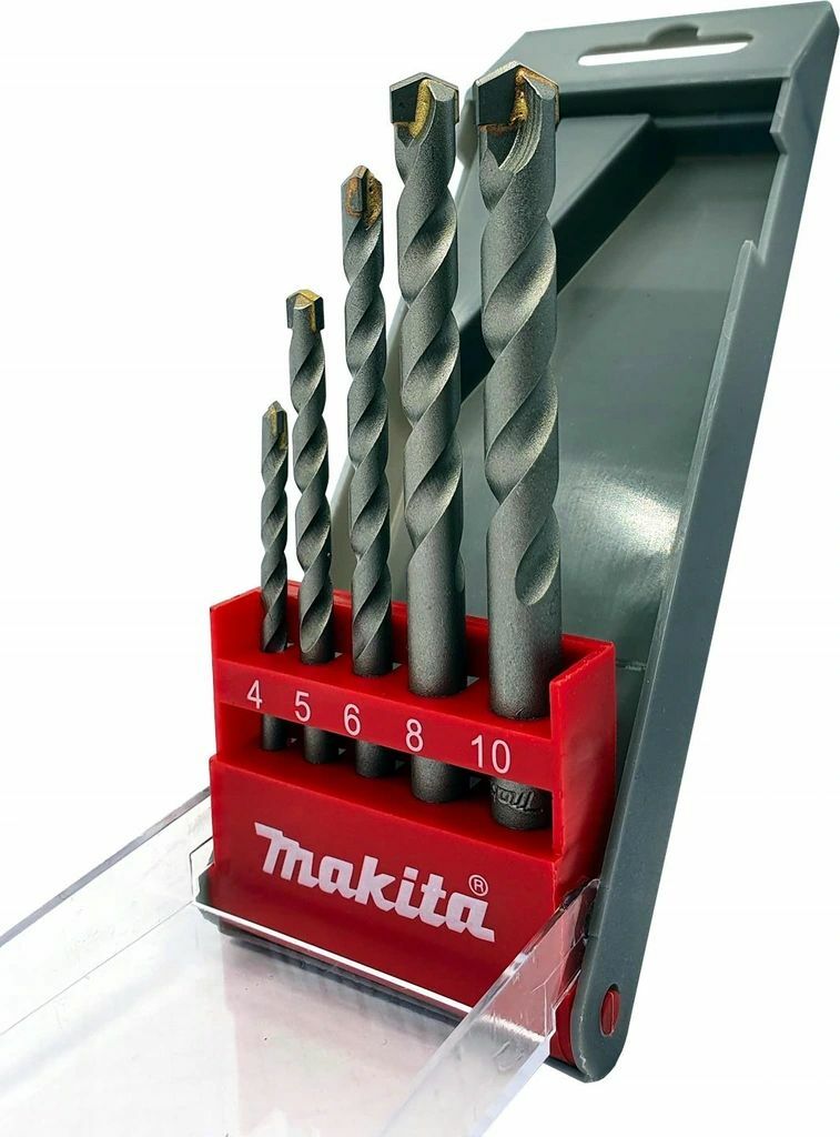 Makita D-05175 Set Economy 5-teilig Stein-Spiralbohrer 1 Set Beton 