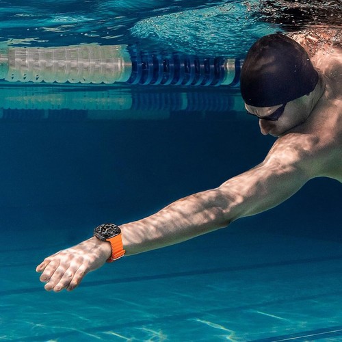 For Galaxy Watch Ultra 47mm Soft Ocean Silicone Sport Strap Replacements Bands - 第 6/46 張圖片