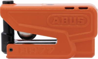 ABUS GRANIT Detecto XPlus 8077 2.0, orange, Bremsscheibenschloss, 97800