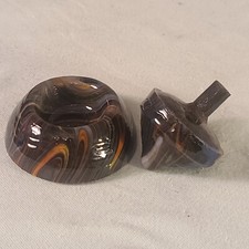 ANDY DAVIS, Glass Art Spinning Top Base, Encore Run , 263R