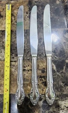 LOT OF 3 c1955 LADY DESMORE / WOODLAND/BASQUE ROSE🌹MODERN HOLLOW PLACE KNIVES 