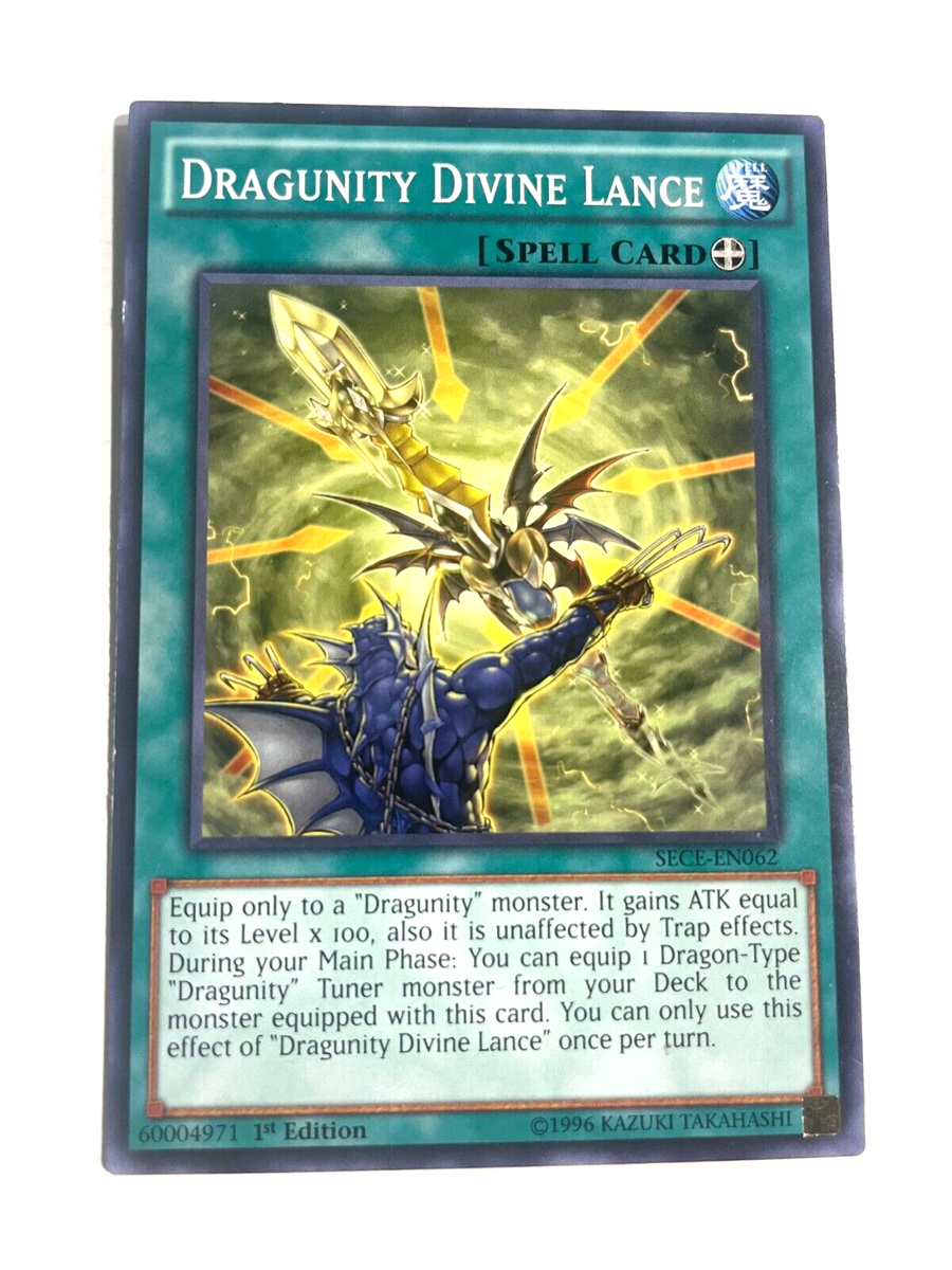 Dragunity Divine Lance - SECE-EN062 - Common - 1st Edition - NM