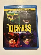 Kick-Ass (Blu-ray/DVD, 2010, 3-Disc Set,) EXCELLENT CONDITION 
