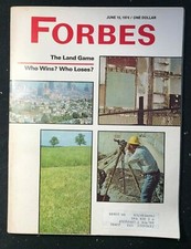 FORBES Magazine  June 15 1974  LAND BOOM / Northern Electric / ITT /  Fiat Italy
