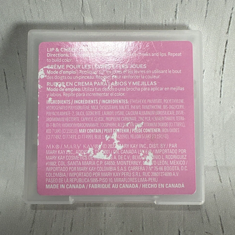 New In Package Mary Kay Lip & Cheek Cream Blush Spiced Berry - Image 2 of 4