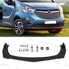 For Vauxhall For Corsa C E D VXR Front Bumper Lip Splitter Spoiler Chin Body Kit