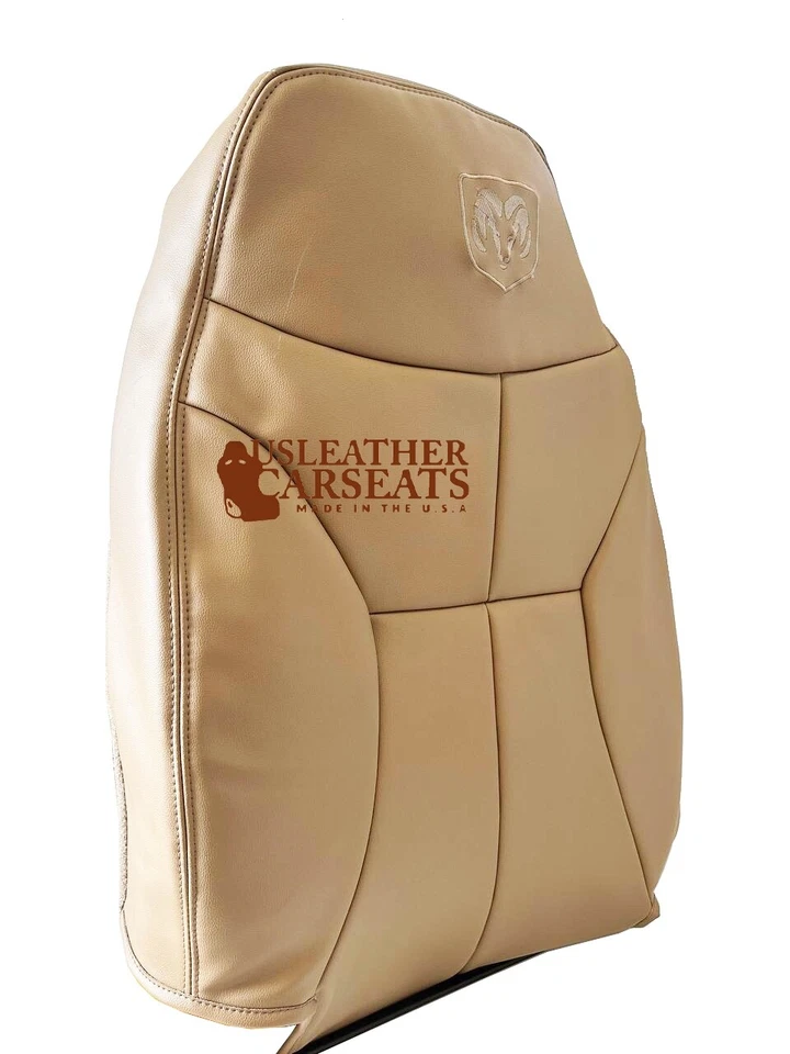 1998-2002 Подходит для Dodge Ram пассажирский Lean Back виниловый чехол на сиденье Camel желтовато-коричневый - Изображение 4 из 4