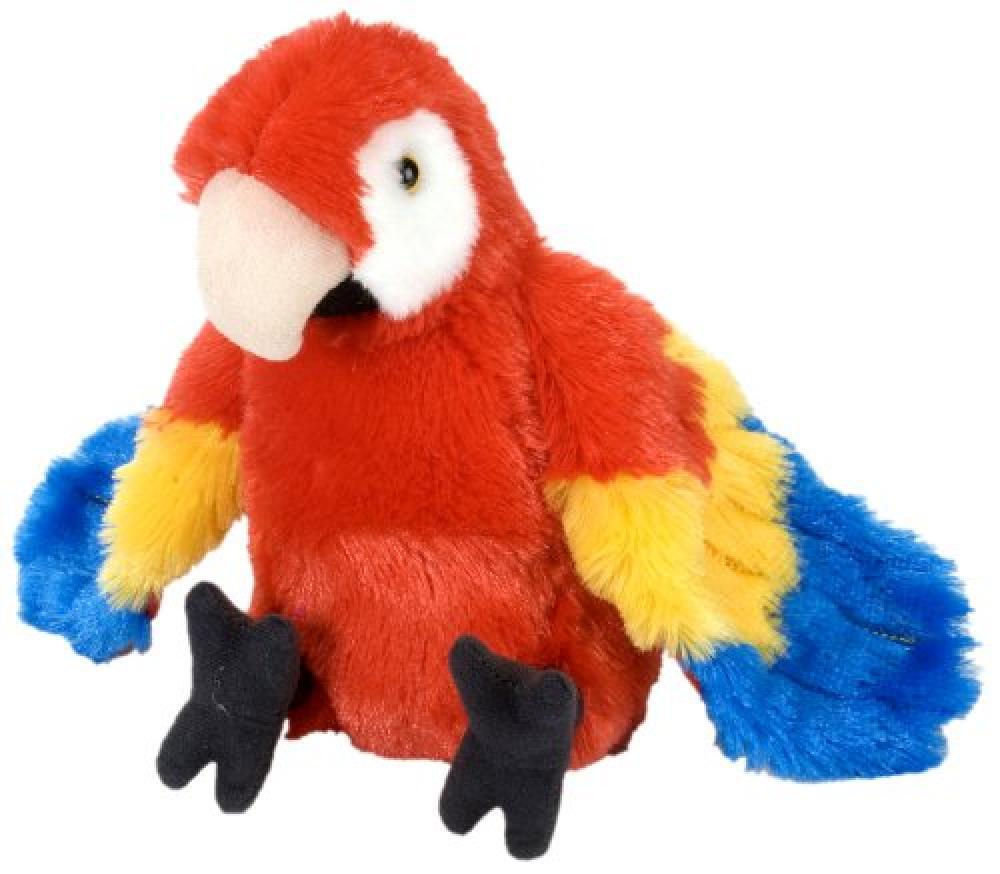 Wild Republic Ara Scarlattolo, Cuddlekins Mini coccolone Peluche, Regali per Bam