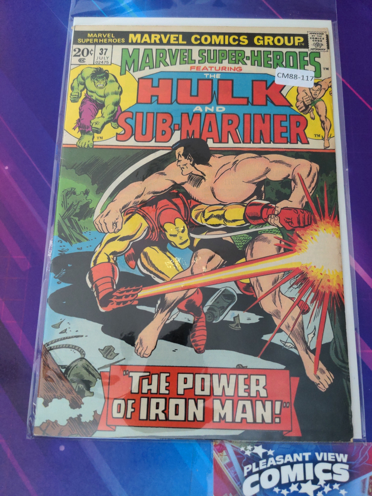MARVEL SUPER-HEROES #37 VOL. 1 6.0 MARVEL COMIC BOOK CM88-117
