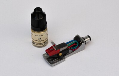 Testina Argento Con Stilo E Olio V2 Per Giradischi Numark TT1700, TT1625, TT1520, TT100