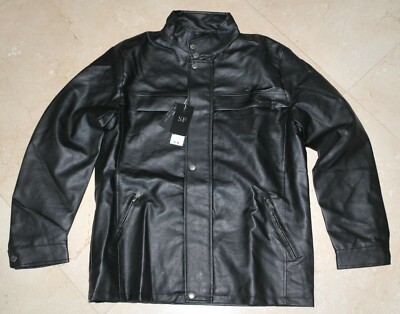  ITALY FAUX ECO LEATHER SUEDE MEN JACKET SUPERLATIVE FASHION STYLE COLLECTIONS 