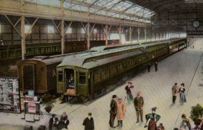 Oakland Mole California SP RR Line Train Station Depot Railway 1910 Postcard PNC
