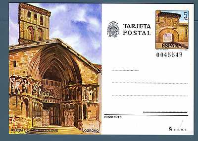 SPANIEN - SPANIEN - 1980 - Karte. Post. - ''Revellinbogen'' in Logroño. E3443