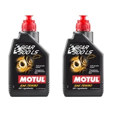 Motul Gear 300 LS 2 Liter 75W90 100% Synthetic Trans & Differential Fluid 2 x 1L