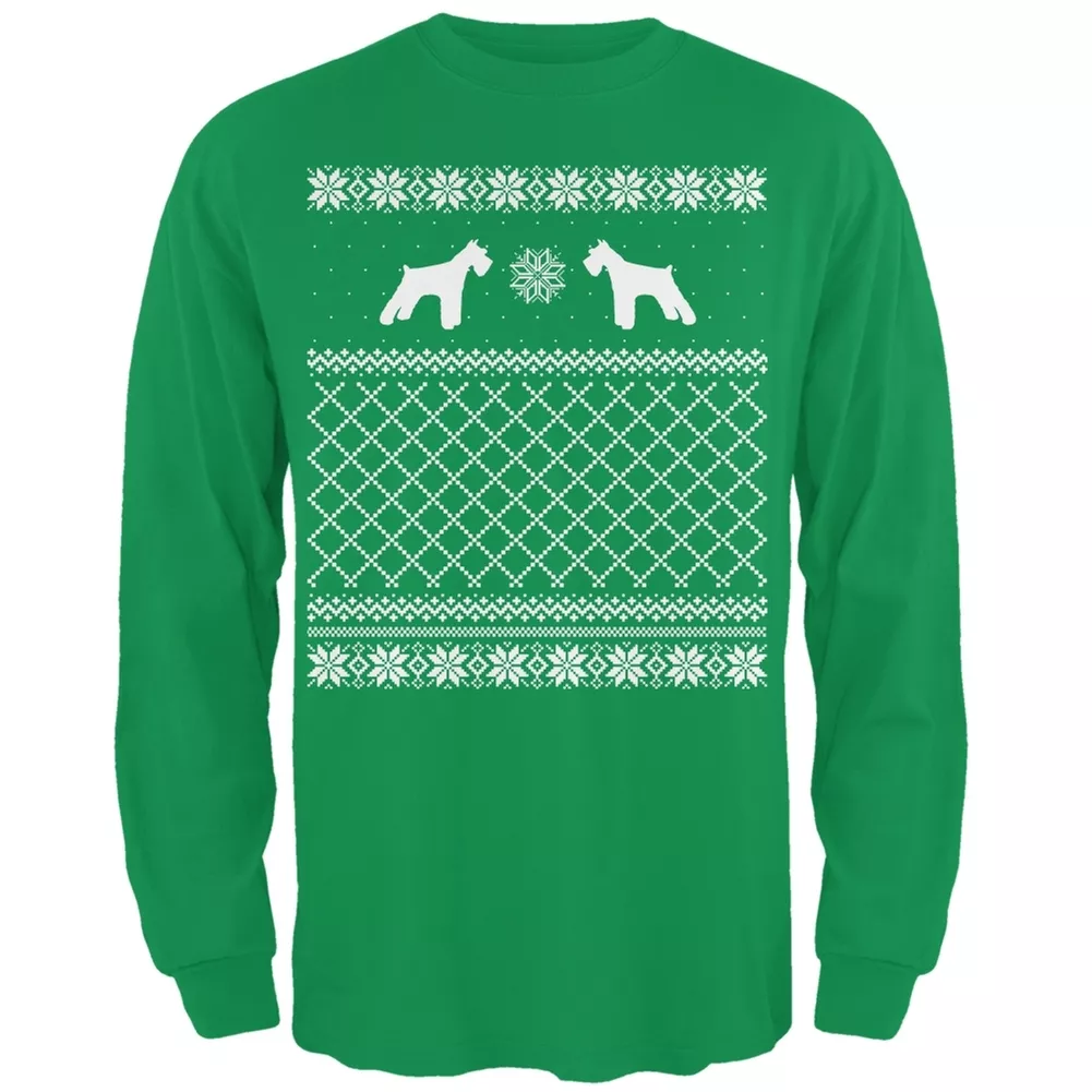 Schnauzer ugly top christmas sweater