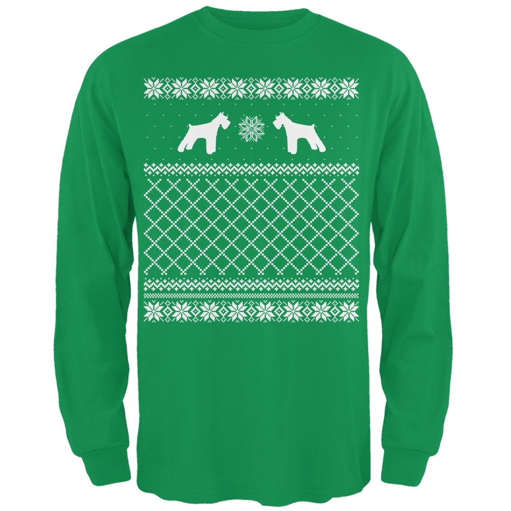 Schnauzer Ugly Christmas Sweater Irish 
