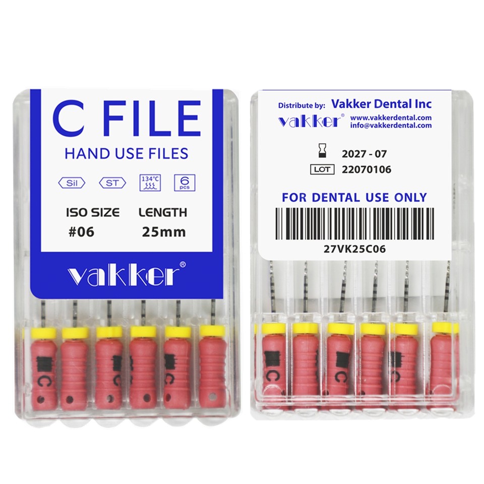 Dental Rotary Endo Endodontic Stainless Steel C Files for Root Canal 21 ...