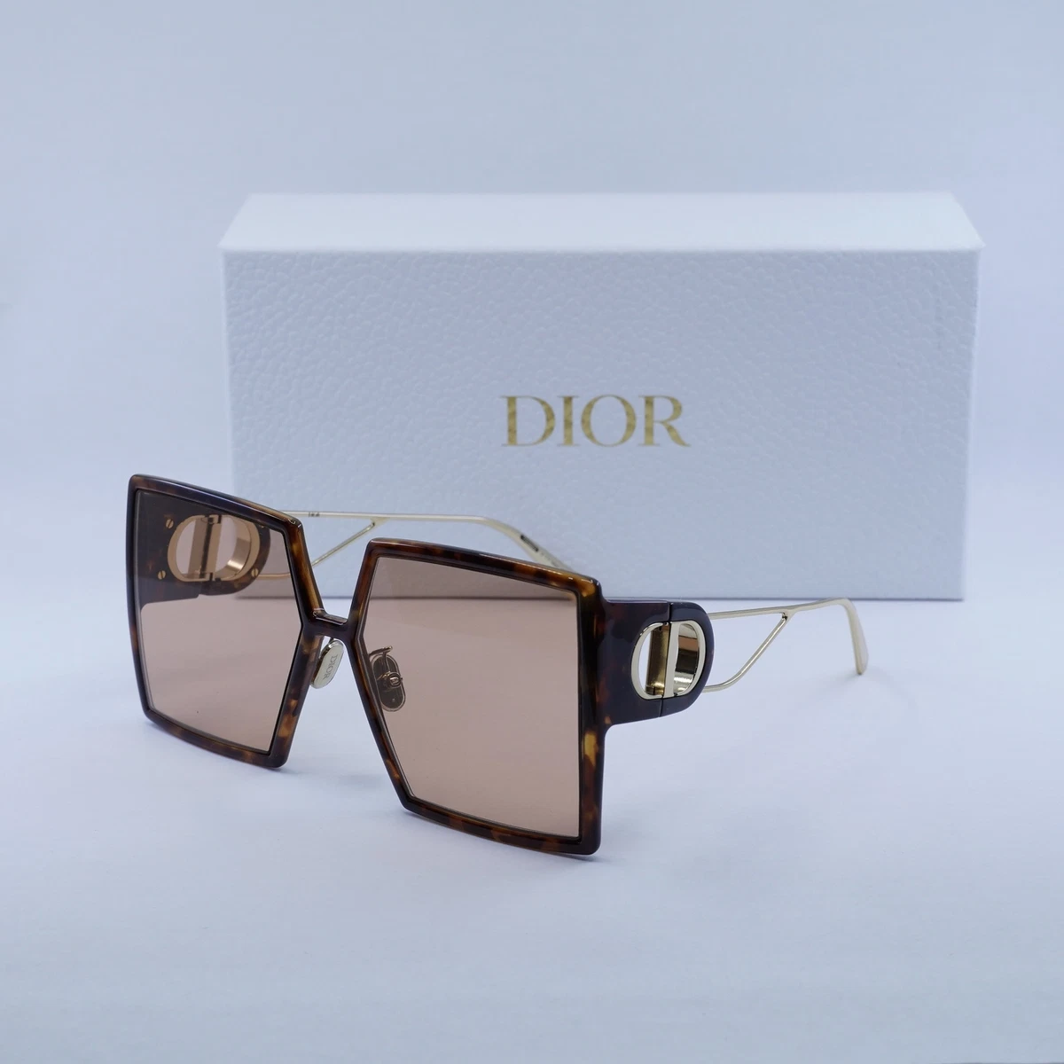 Christian Dior Entracte2 Women’s Sunglasses Tortoise Brown Italy Made XT8CC 57-1 Christian Dior Paname 791HA Brown Tortoise Designer Italy  main image 4