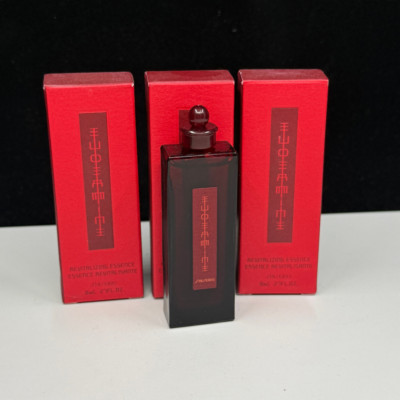 New Shiseido Eudermine Revitalizing essence 8 ml/0.27 oz LOT OF 3 NIB