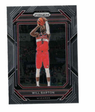 2022-23 Panini Prizm Basketball #194 Will Barton Washington Wizards